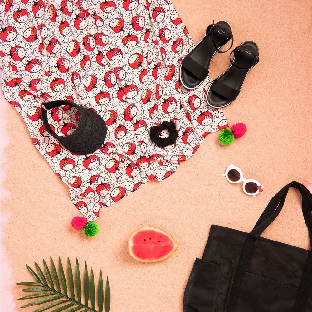 Hello Kitty x Lolli Swim Beach Blanket
